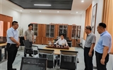西北師范大學(xué)梁旺兵一行來(lái)?？疾熘笇?dǎo)