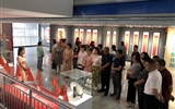 經(jīng)濟管理系黨總支開展參觀“紅色文化藝術(shù)館”，獻(xiàn)禮建黨100周年活動